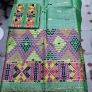 Assamese Nooni Cotton Mekhela sador
